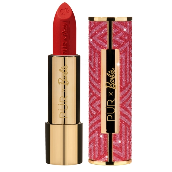 NIB PUR x Barbie Iconic Lips Signature Semi-Matte Lipstick in CEO